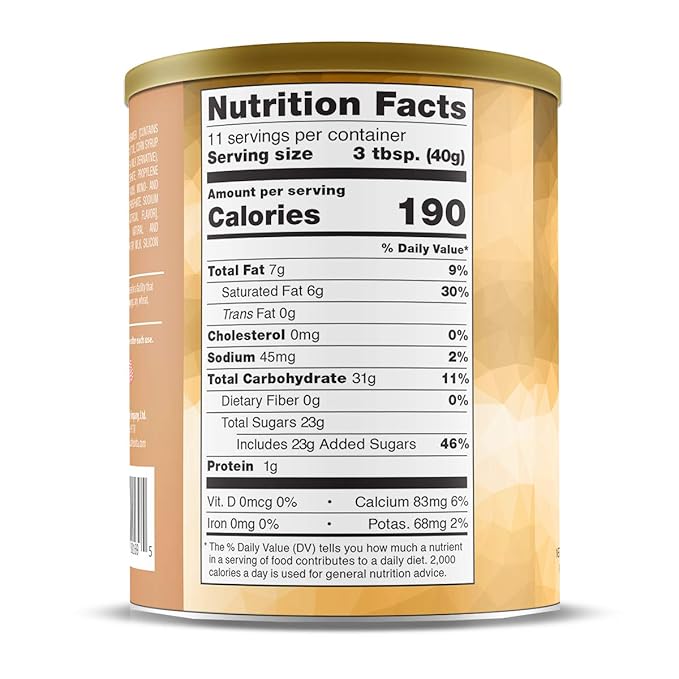 Caffe D'Vita Caramel Macchiato Coffee - Caramel Instant Coffee Latte Mix Gluten Free No Cholesterol No Hydrogenated Oils Kosher-Dairy - 1 Lb Can 2-Pack