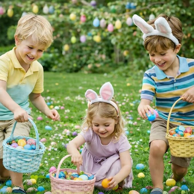 Easter Creme Eggs Milk Chocolate Candy 12 Individually Wrapped - Easter Hunt Basket Stuffer Filler Party Favor Gift 3 Box Packs (Each 4 Eggs)
