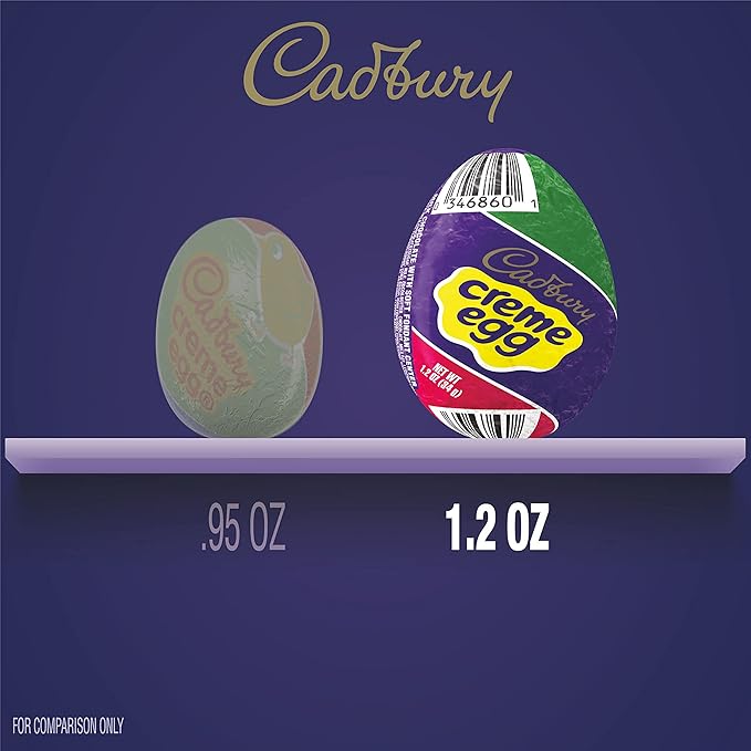CADBURY CREME EGG Milk Chocolate Candy Easter 1.2 oz Eggs (48 Count)
