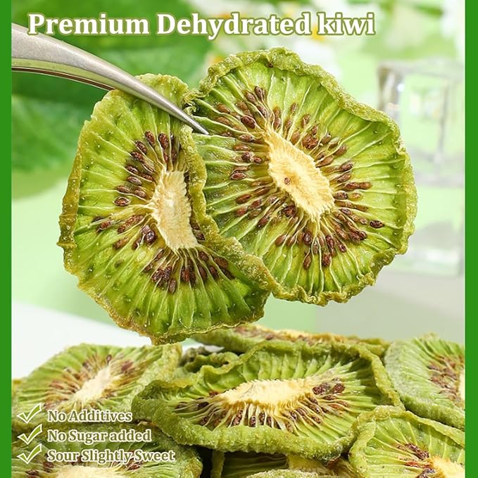 Dried Kiwi Dried Kiwi No Sugar Added 11.5Oz/325g Dehydrated Fruit Slices Unsweetened SnacksDesserts Fruit Cocktails Crafts PotpourriSafely Sealed Bag for Prolonged Freshness100% Natural