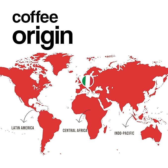 Dongiò Caffè Espresso Roma Capsules Compatible with Nescafe Dolce Gusto system 100 Count of Single-Serve Coffee pods (5 Boxes of 20 capsules each) Med-Dark Roast | Intensity 7/10
