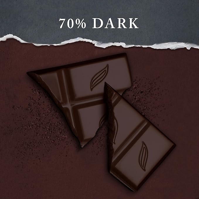 Green &amp Black's Organic Dark Chocolate Bar 70% Cacao 10 - 3.17 oz Bars