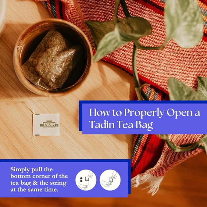 Tadin Chamomile Citrus Tea Herbal Tea Caffeine Free Tea Tea Bags Individually Wrapped 24 Tea Bags Per Box Pack of 6