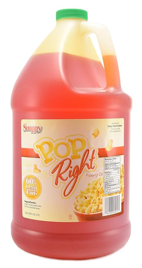 Snappy Pop Rite Popcorn Oil 1 Gallon