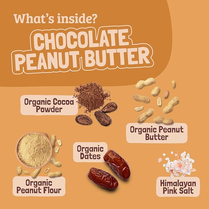 Skout Organic Plant-Based Protein Bars Chocolate Peanut Butter (12 Pack) 10g Protein - Vegan Protein Bars - Only 5 Ingredients - Easy Snack - Gluten Dairy &amp Soy Free