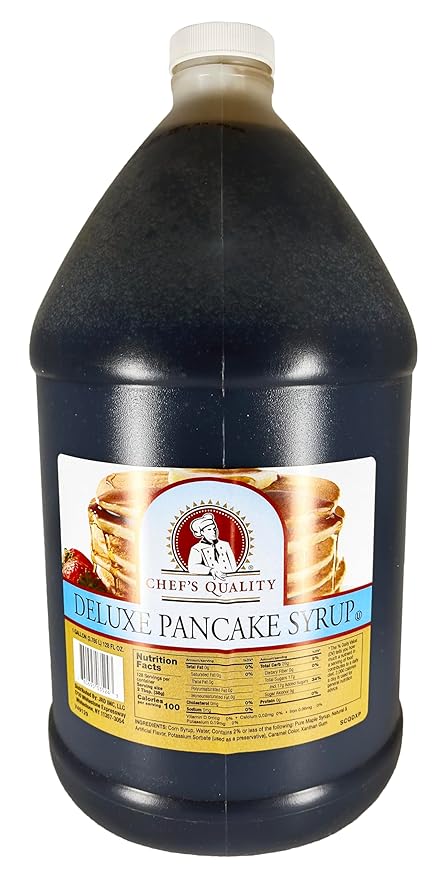 Chef's Quality Deluxe Pancake Syrup 1 gallon