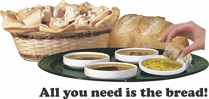 Dean Jacob's Bread Dipping Collection Italian Seasoning Blends 4 Tins Powder Form 4 Ounce 2-Pack