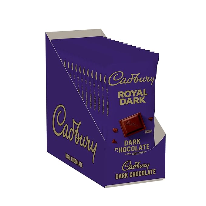 CADBURY ROYAL DARK Dark Chocolate Candy Bars 3.5 oz (14 Count)