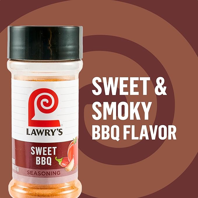 Lawry's Sweet BBQ Seasoning 4.48 oz (Pack of 6)