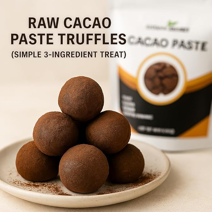 Mayan's Secret - Organic Raw Cacao Paste Wafers – USDA Certified Non-GMO Vegan &amp Gluten-Free – Easy-Melt Wafers for Chocolate Making Baking &amp Beverages – Pure Stone-Ground Cacao (1 Pound (P