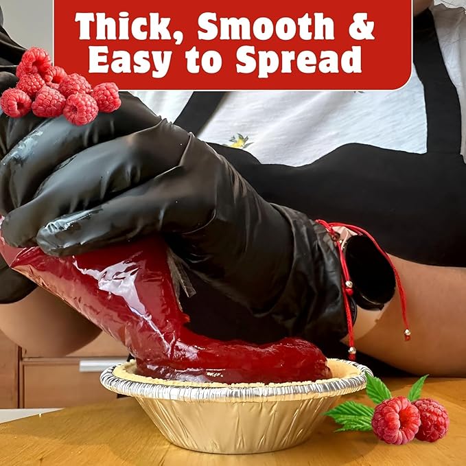 Jeynuuss Raspberry Cake Filling 2LB - Pastry Filling Raspberry Filling for Cakes Cream Cheese Filling 3 Pack