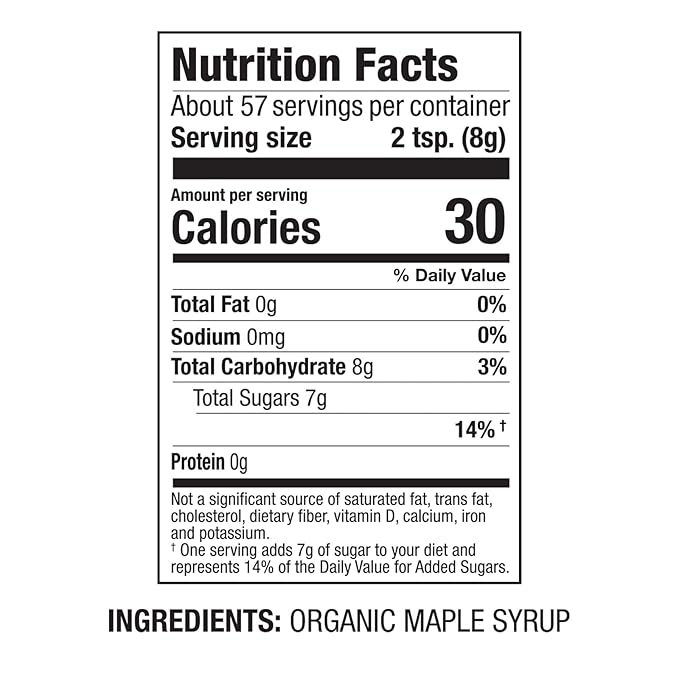 Butternut Mountain Farm 100% Pure Organic VT Maple Sugar 1LB Bag Reclosable Pouch
