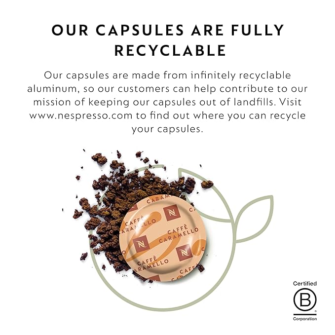 Nespresso Professional Coffee Capsules Caffè Caramello Coffee Bundle 150-Count Capsules
