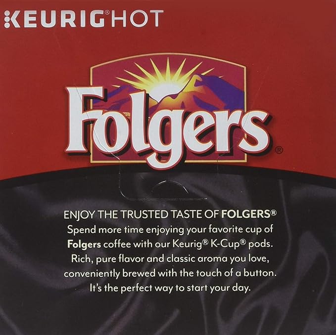 Folgers Black Silk Dark Roast Coffee 72 K Cups for Keurig Makers