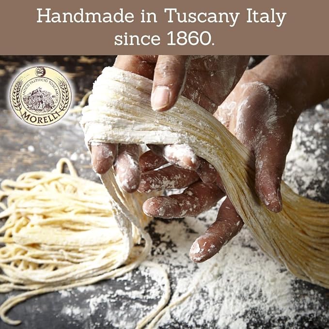Morelli Truffle Tagliolini Italian Pasta - Gourmet Organic Pasta Noodles Handmade in Small Batches Imported Italian Noodles Made With Durum Wheat Semolina - 8.8 oz / 250 g (2 Pack)