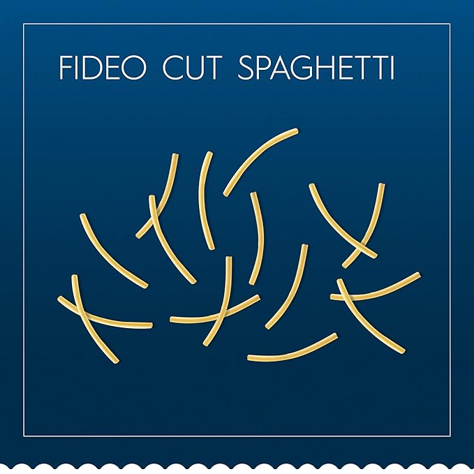 Barilla Fideo Cut Spaghetti Pasta 16 oz. Box (Pack of 16) - Non-GMO Made with Durum Wheat Semolina - Kosher Certified