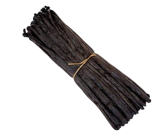 25 Organic Madagascar Vanilla Beans Grade A for Extract Cooking and Baking by FITNCLEAN VANILLA| Certified USDA Organic. Bourbon Fresh Gourmet NON-GMO Whole Pods
