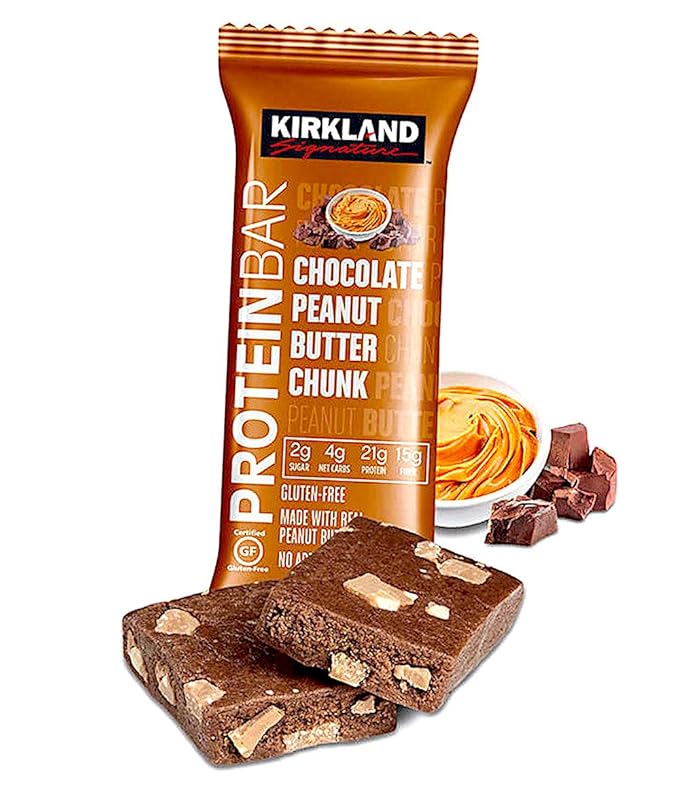 KIRKLAND SIGNATURE Protein Bars Chocolate Peanut Butter Chunk 2.12 oz 20-count