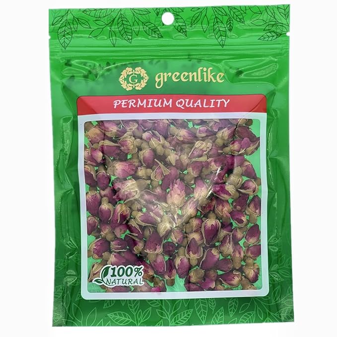 Greenlike Natural Dried Rosebud Flower Rose Bug tea 16oz Rose tea 玫瑰花 玫瑰花茶