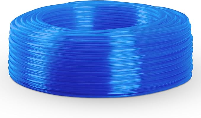 5/16” x 250’ Food Grade Hose Semi-Rigid Maple Syrup Tubing or Birch Sap Syrup Tree Tapping - 5/16 Maple Syrup Tubing Rated for use for 15 Years Made in Canada Transparent Blue