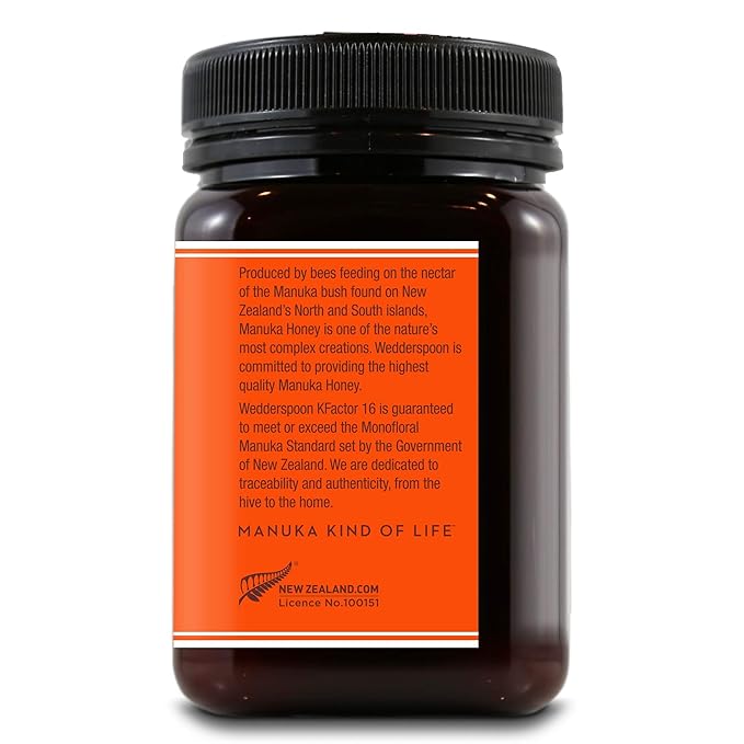 Wedderspoon Raw Premium Manuka Honey (KFactor 16) and Apple Cider Vinegar with Manuka Honey Bundle