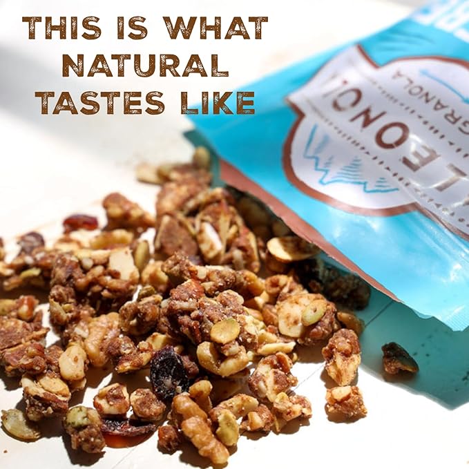 Paleonola Original Grain Free Granola 10 Oz Resealable Bag (Pack of 3) - Grainless Protein Paleo Granola Blended with Dried Coconut and Cranberries - Low Carb Gluten &amp Dairy Free Non-GMO Snack