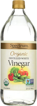 Spectrum Naturals Organic Distilled White Vinegar Non GMO 32 Ounce (Pack of 1)
