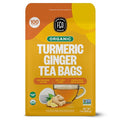 FGO Organic Turmeric Ginger Tea Eco-Conscious Tea Bags 100 Count Packaging May Vary (Pack of 1)
