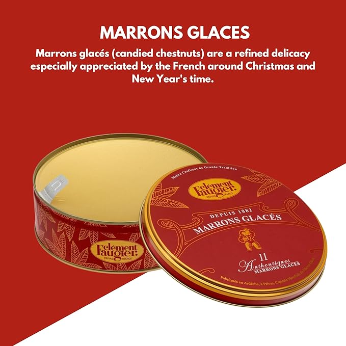 Clement Faugier Candied Chestnuts - Marrons Glaces 7.7 oz. - 11 pieces