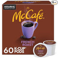 McCafe French Roast Single Serve Coffee Keurig K-Cup Pods Dark Roast 60 Count (6 Packs of 10)