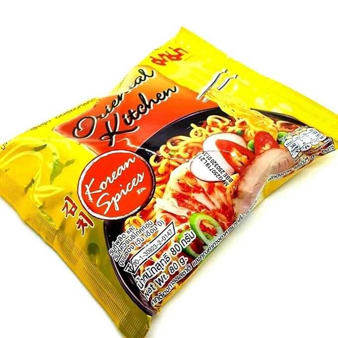 Oriental Kitchen Korean Spices Flavour Quick Cook Thai-MAMA Big Pack Instant Noodles Soup (Pack of 3)