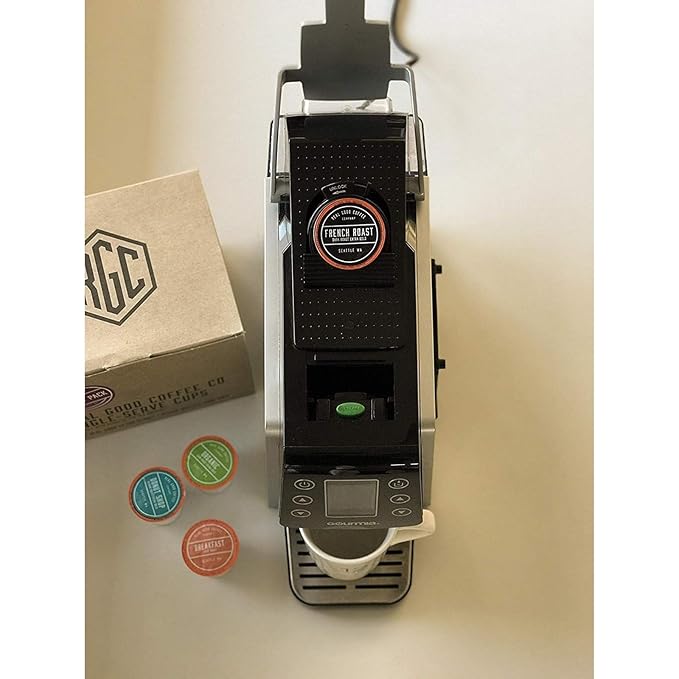Real Good Coffee Company - Single Use Coffee Pods - Extra Dark Organic Coffee - Compatible with Keurig 2.0 Brewers and K-Cups - Recyclable Cups and Packaging - 72 Count