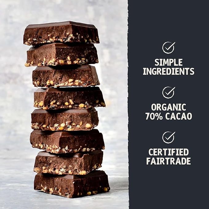 HU Dark Chocolate Bars Variety Pack 6 Count – Simple Cashew Buter Raspberry Hazelnut Btr Almond Butter &amp Puffed Quinoa Vanilla Crunch &amp Crunchy Mint – Premium Dark Chocolate Bars