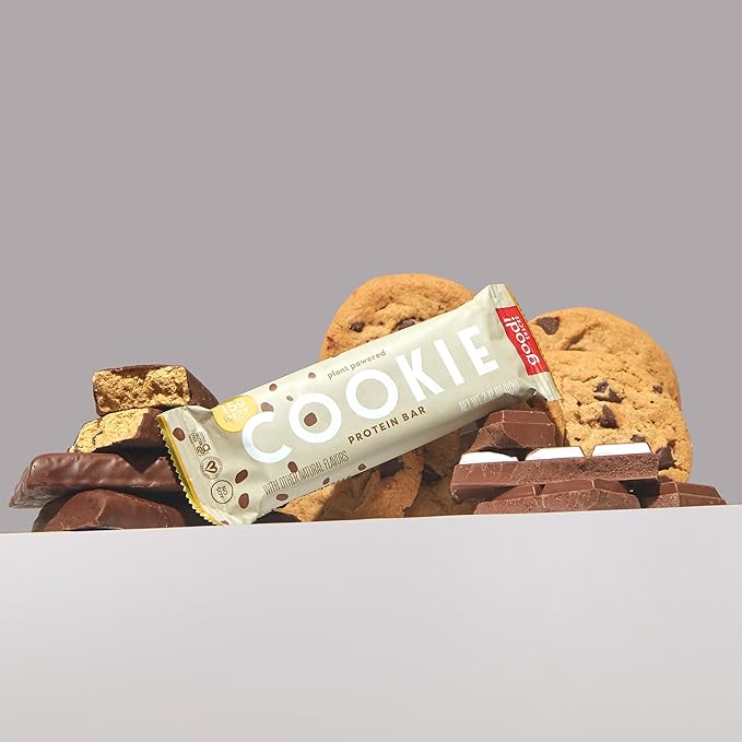 good! Snacks Cookie Dough Vegan Protein Bar Soy &amp Gluten Free Plant Based Low Sugar 15g Clean Protein Natural Healthy Superfood Snack Kosher Friendly For Athletes &amp Active Lifestyles 1