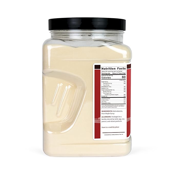 Hoosier Hill Farm Maple Syrup Powder 2LB (Pack of 1)
