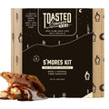 Toasted S'mores Bar Original Car Camping Artisan S'mores Kit Contains Milk Chocolate Squares Spiced Graham Crackers and Vanilla Marshmallows Pack of 4