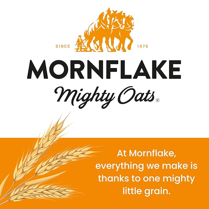 Mornflake Jumbo Oats 4x 3kg 100% Wholegrain Rolled Oats All Natural Ingredients High In Fibre. Perfect For Breakfast Porridge Oats Overnight Oats &amp Flapjacks. Suitable For Vegan Diet