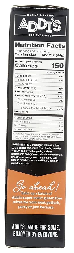 Addi's Mix Crumb Cake Super Tender 20 Ounce