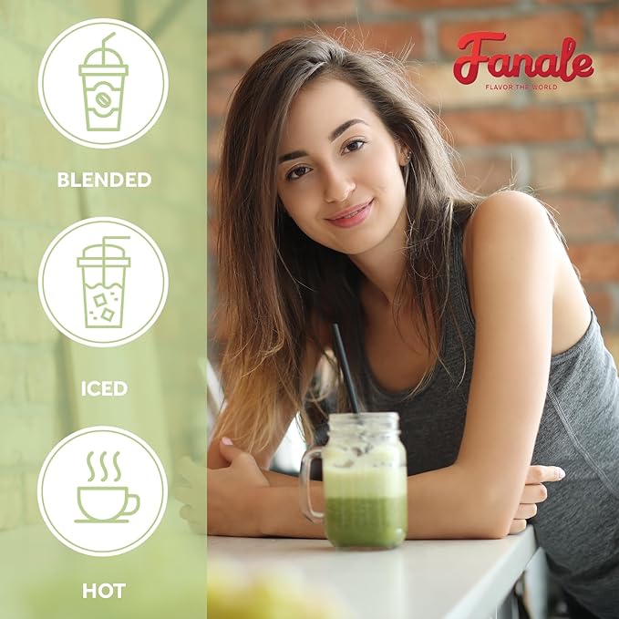 Fanale Premium Thai Green Bubble Tea Flavoring Powder for Boba Tea| Perfect for Baking Smoothies Desserts and Drinks | Instant Boba Bubble Tea Powder for Milk Tea - 2.2 Pounds (Pack of 20)