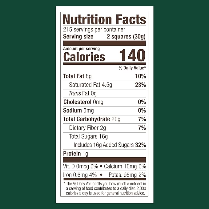 GHIRARDELLI Dark Chocolate Mint SQUARES Case Pack (430 ct) Premium Individually Wrapped Mint and Dark Chocolate Candy