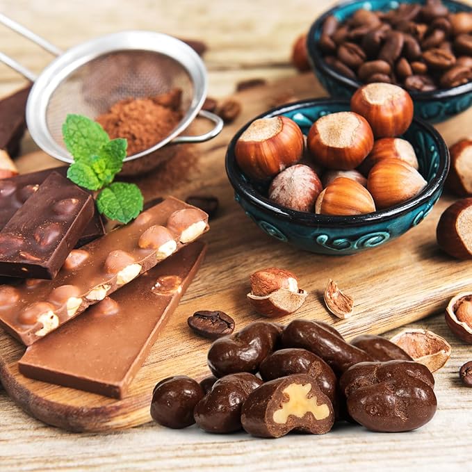 Milk Chocolate Covered Walnuts by It's Delish 5 lbs Bulk Bag | Milk Chocolate Covered Walnut Candy Nuts Bulk Walnuts Chocolates Sweet &amp Crunchy Nut Snack | Kosher Dairy