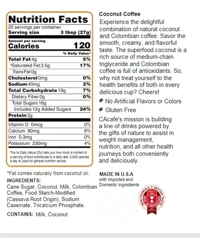Coconut Coffee and Collagen Coffee (2-Pack)