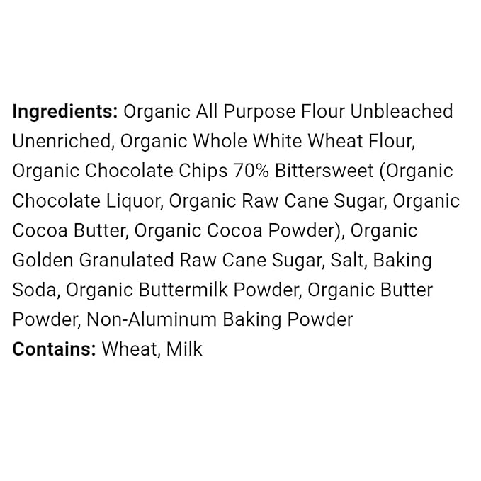 War Eagle Mill Organic Chocolate Chip Pancake &amp Waffle Mix 22 oz Bag (2 Pack)