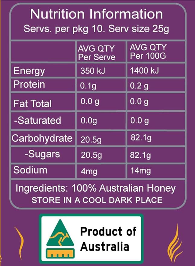 Generic Jarrah Honey TA 35+ - 500 gram - Jarrah Honey is nectar gathered by bees from the flowers of the Jarrah Tree (3)