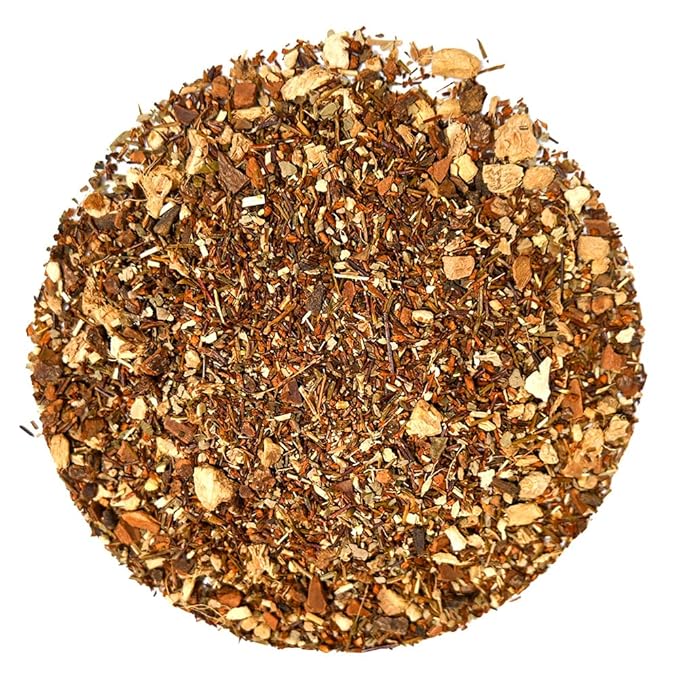 Organic Positively Tea Company Ginger Snap Rooibos Tea Loose Leaf 16 Ounce