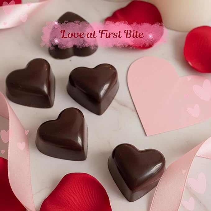 Assorted Dark Chocolate Bon Bons – 24 Piece Dark Chocolate Candy Box – Nut &amp Fruit Filled Chocolates – 280g