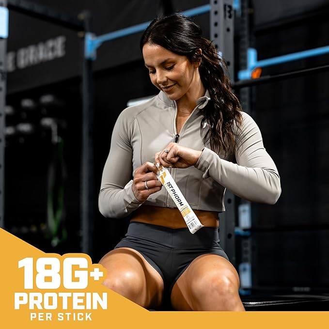 1st Phorm Meat Sticks Breakfast Sausage 18G Protein per Serving USA Raised Lean Beef and Pork High Protein Snacks Gluten Free No Msg or Nitrates Individually Wrapped 15 Count