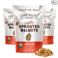 Lark Ellen Farm Organic Sprouted Walnuts – Raw Unsalted Keto-Friendly Healthy Vegan Snack Gluten-Free 10 Oz 3 Pack
