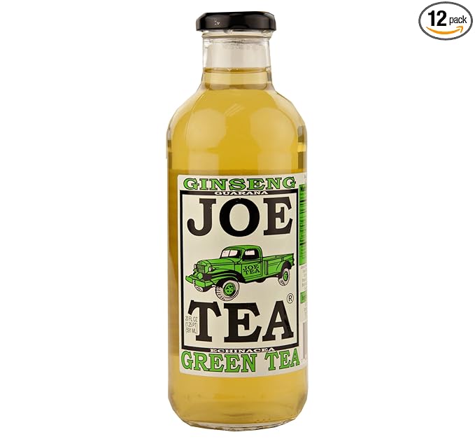 Joe Tea Ginseng Green Tea 20 oz. Bottle (12 Bottles)