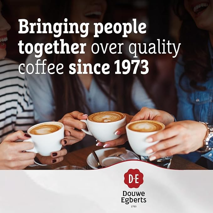 Douwe Egberts Decaf Instant Coffee Sachets (Each 1.5g Pack of 50) – Smooth Medium Roast Decaffeinated Single-Serve Coffee Sticks